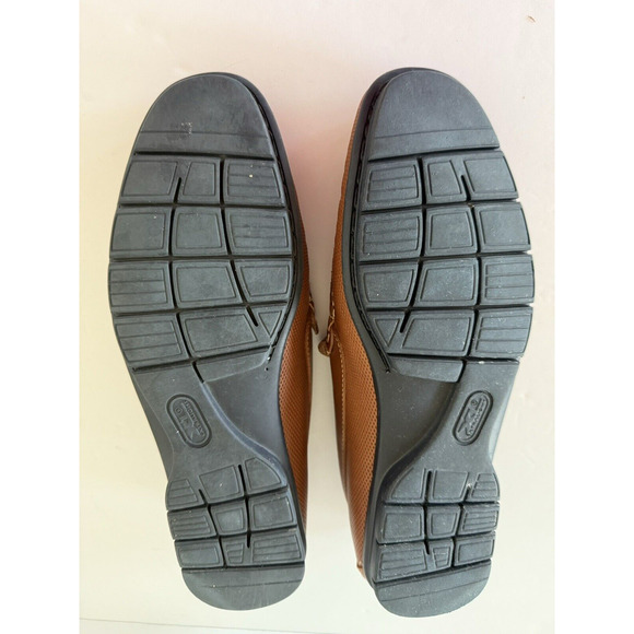 Sandrino Men's Extra Light Camel/Brown Leather‎ Slip-On Casual Loafer Sz 10 1/2 - Picture 12 of 15